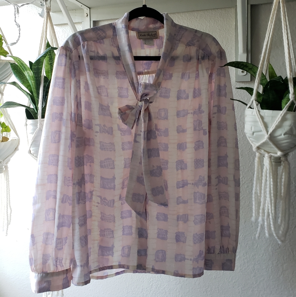Vintage Kaki Robert's Blouse